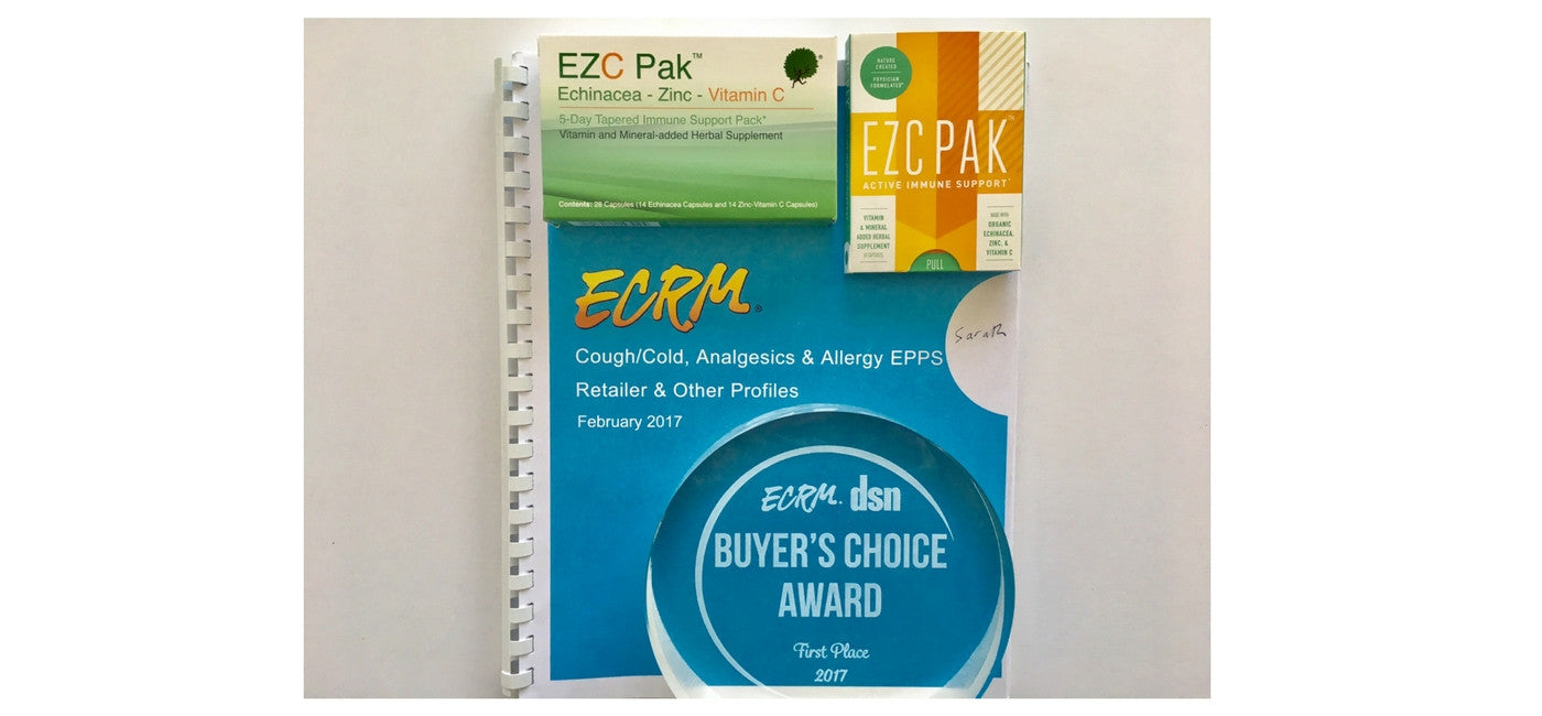 EZC Pak Wins National Cold & Cough Buyer’s Choice Award