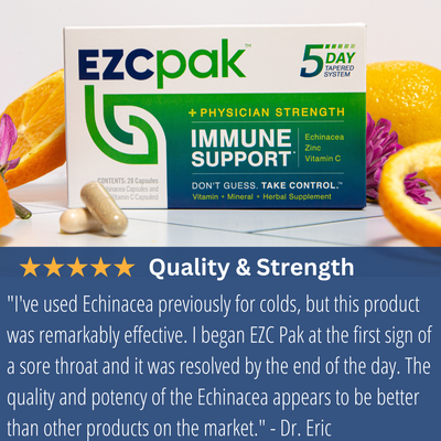 EZC Pak customer review about the great quality and strength of the ingredients in EZC Pak