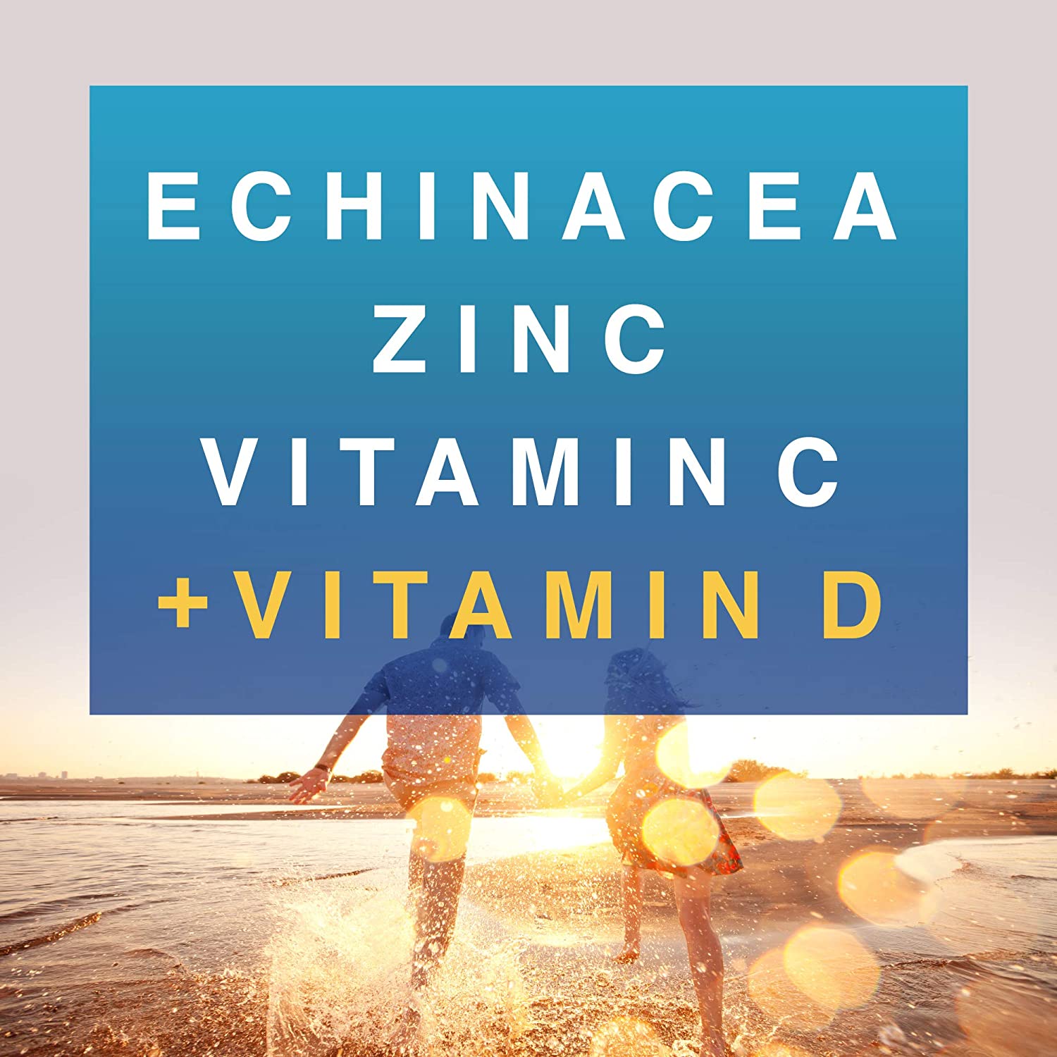 EZC Pak+D 5-Day Tapered Immune Support Echinacea Zinc Vitamin C Vitamin D Icon