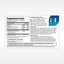 EZC Pak+D 5-Day Tapered Immune Support Pack Echinacea Zinc Vitamin C Vitamin D Back of Packaging