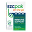 EZCpak on the go immune support front of pack with tilted